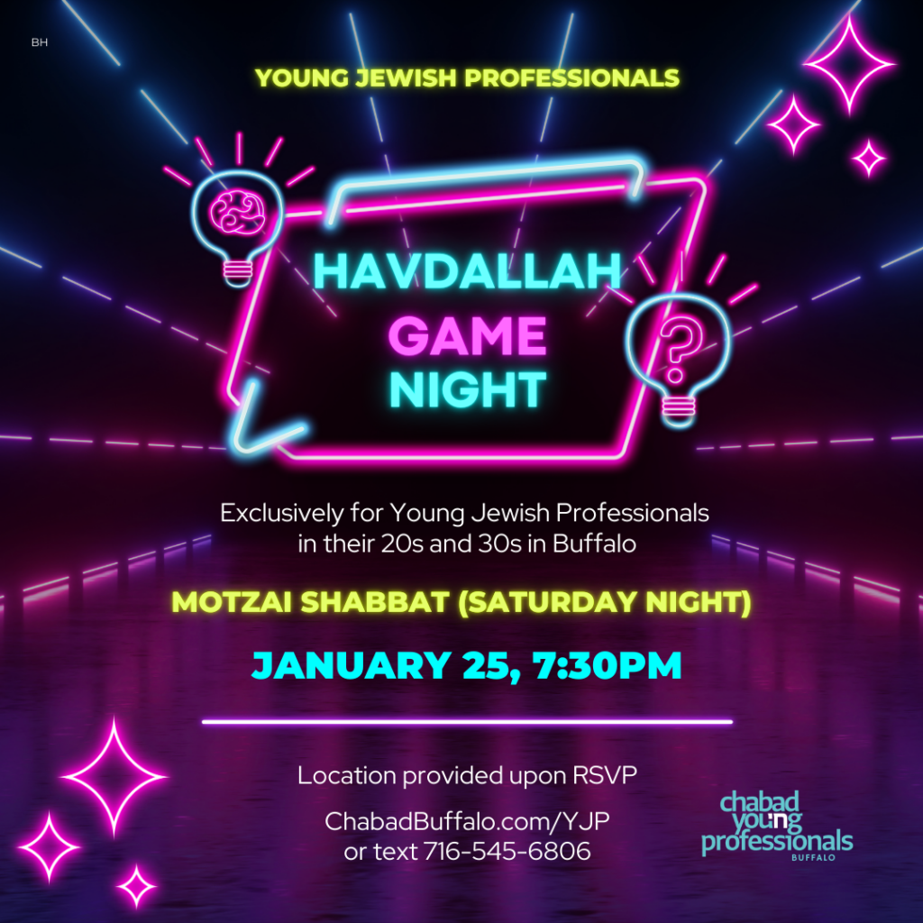 Young Jewish Professionals Havdallah & Game night